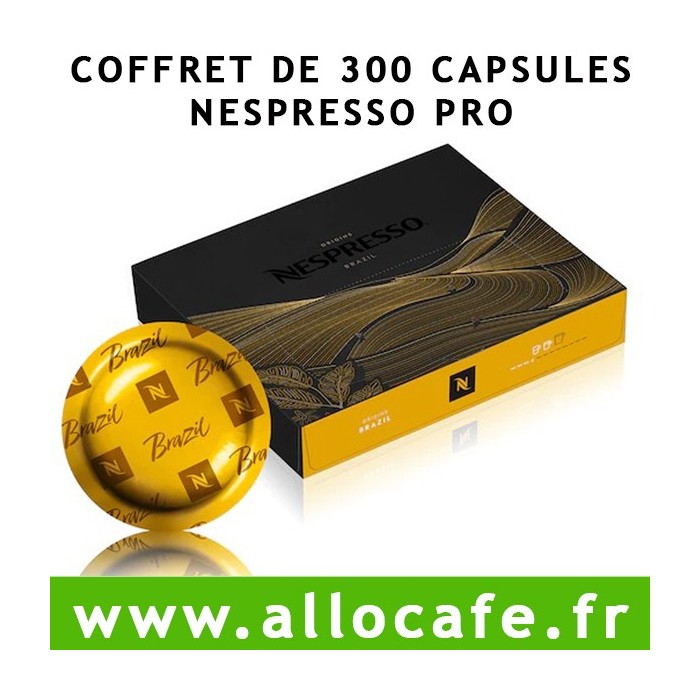 Capsules Nespresso BRASIL par 300