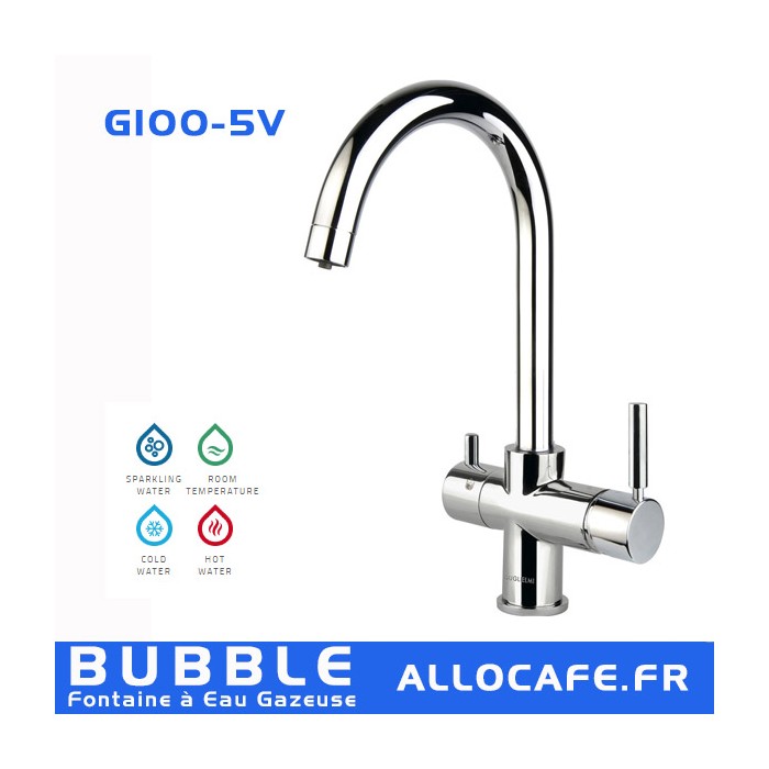 ROBINETS POUR FONTAINES EAU GAZEUSE BUBBLE G100