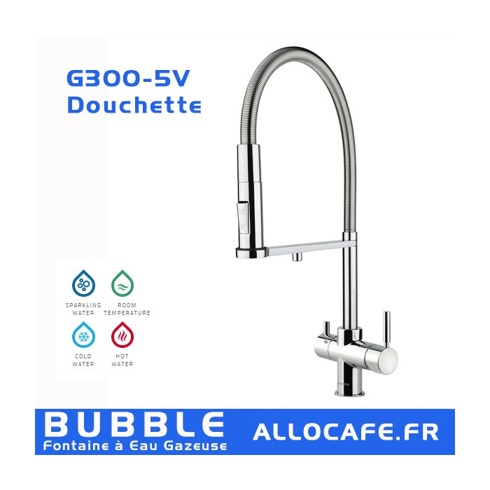 ROBINETS POUR FONTAINES EAU GAZEUSE BUBBLE G300