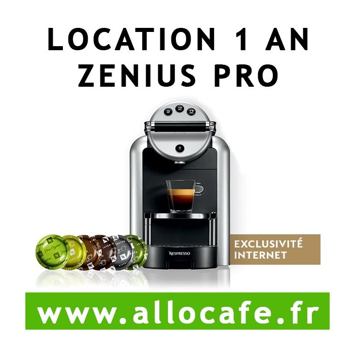 Location Machine à café NESPRESSO PRO Zenius 1 An